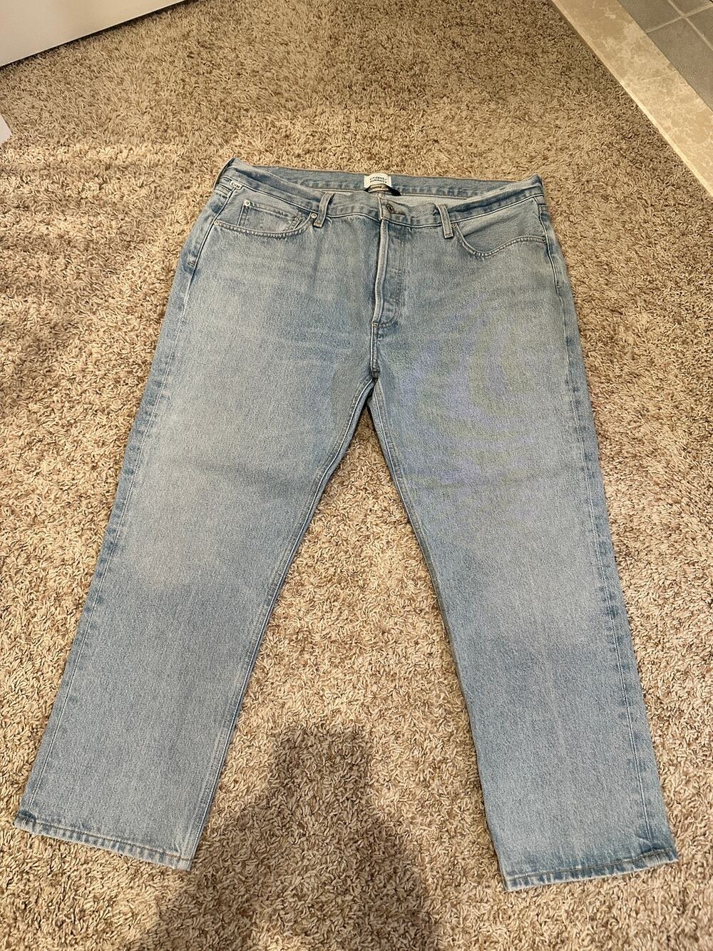 NWOT Citizens of Humanity Isla Button Fly Straight Leg Jeans 33